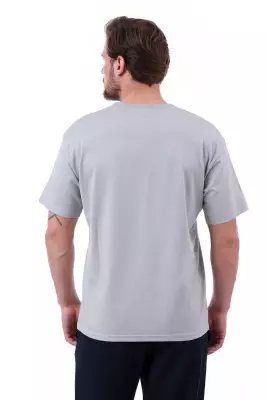 Erkek Oversize Baskılı Siyah T-shirt - 12