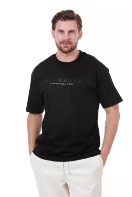 Erkek Oversize Beyaz T-Shirt - 2