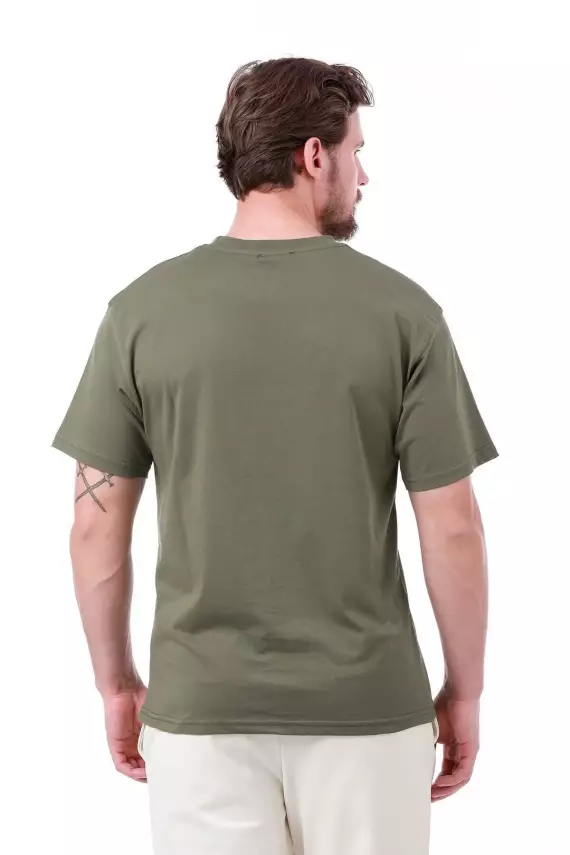 Erkek Oversize Beyaz T-Shirt - 7