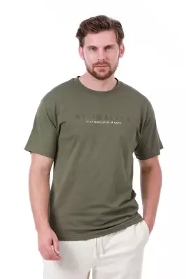 Erkek Oversize Beyaz T-Shirt - 6