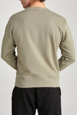 Erkek Regular Sweatshirt Beyaz - 5