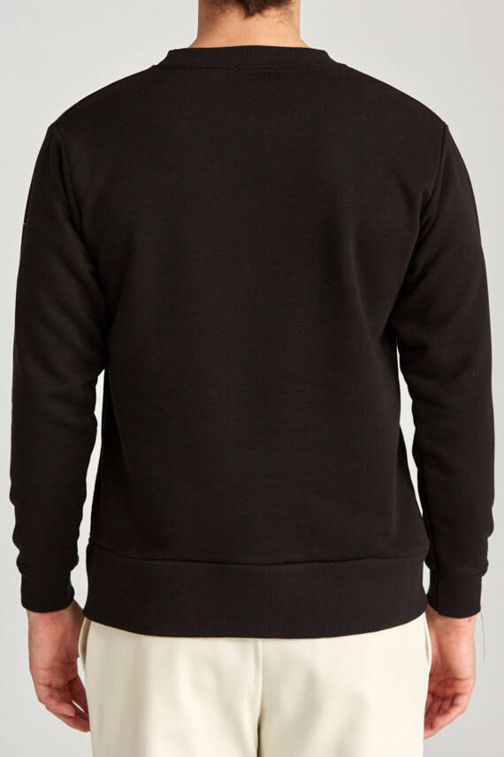 Erkek Regular Sweatshirt Beyaz - 3