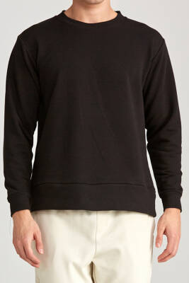 Erkek Regular Sweatshirt Beyaz - 2