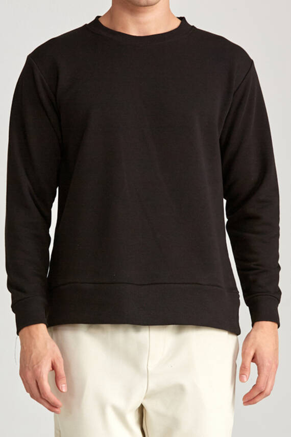 Erkek Regular Sweatshirt Beyaz - 2