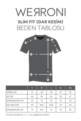 Erkek Slim Fit Ready Baskılı Siyah Renk T-shirt - 157